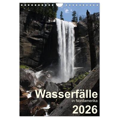 Wasserfälle in Nordamerika 2026 (Wandkalender 2026 DIN A4 hoch), CALVENDO Monatskalender