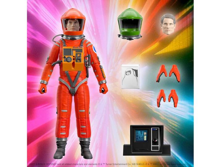 Super7 Actionfigur 2001 A SPACE ODYSSEY ULTIMATES DR DAVE BOWMAN ACTIONFIGUR