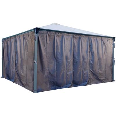 Pavillonseitenteil PALRAM - CANOPIA "Martinique", grau, B:420cm, Polyester, Pavillonseitenteile