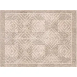TEPGO Wollteppich Kilim sand 133x180 cm