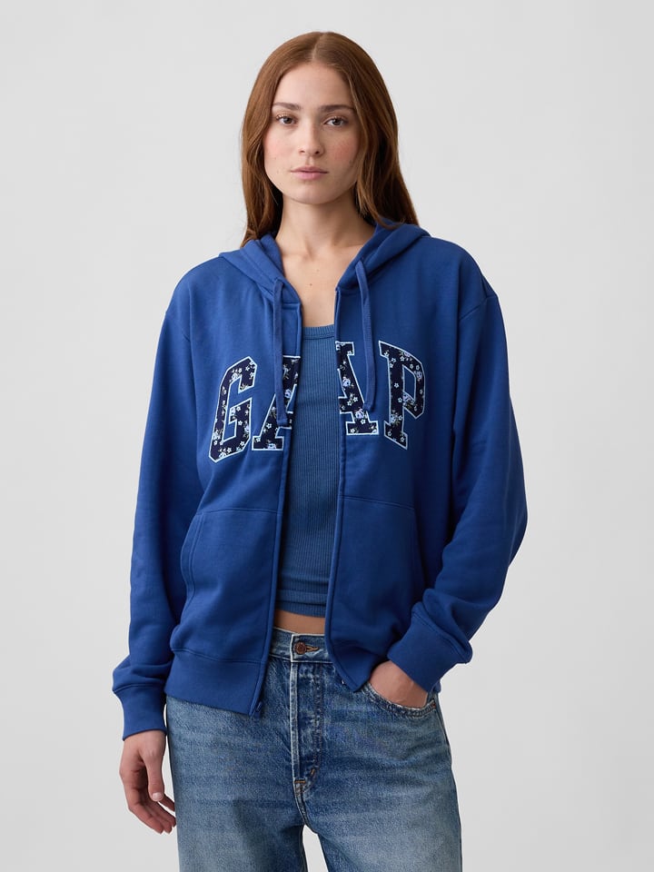 GAP Sweatjacke in Blau - XXL