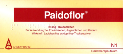 Ardeypharm GmbH PAIDOFLOR Kautabletten 20 St 02487325