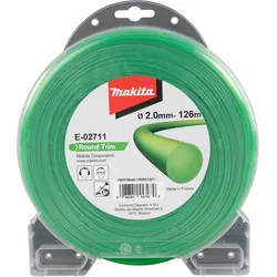 Makita Mähfaden rund, 2,0 mm x 126 m - E-02711