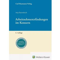 Arbeitnehmererfindungen im Konzern, Fachbücher von Anja Bartenbach