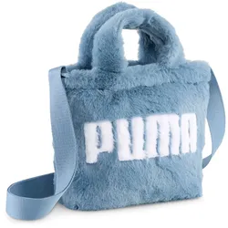 PUMA Up Faux Fur Mini Shopper Tasche Damen 02 - cool blue