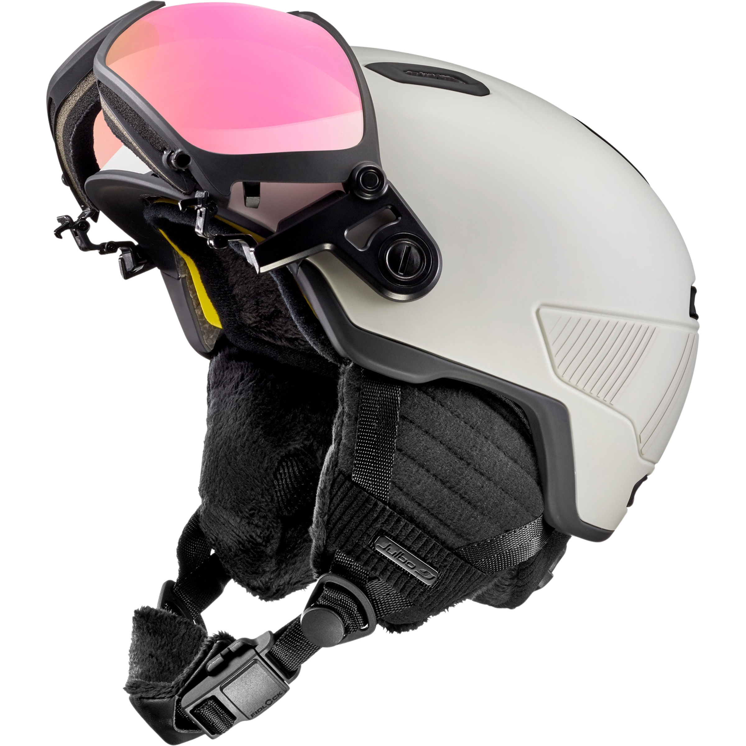 Julbo Globe Evo Mips Reactiv 1-3 Visierhelm Skihelme beige Größe 54-58cm | M Trekking