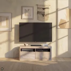 TV-Board Mango 130x40x58 weiß lackiert TORONTO #319