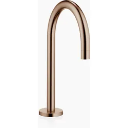 Dornbracht TARA Waschtisch-Dreilochbatterie mit Ablaufgarnitur, Armaturenhöhe 285mm, Ausladung 165mm, 13716882-42, Farbe: Bronze gebürstet