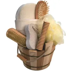 Croll & Denecke Geschenkset in Holzbottich