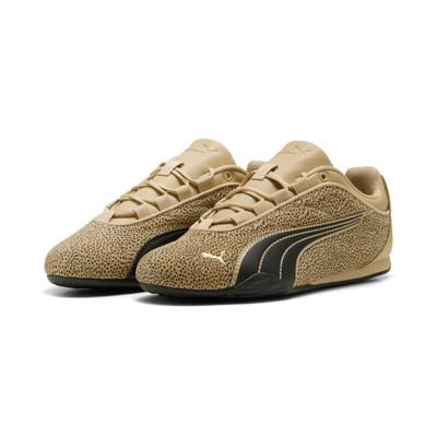 Sneaker PUMA "CATCH SOLEIL TOPCAT", Damen, Gr. 37, toasted almond, puma schwarz, puma gold, Schuhe Sneaker, für sportlichen Look, mit leicht profiliertem Laufsohlenprofil