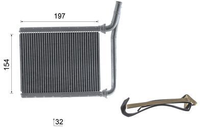 Mahle Wärmetauscher, Innenraumheizung Ah323000s Für Lexus