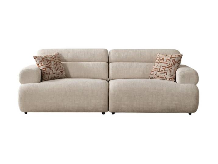 Villa Möbel Sofa Sedona, Sofa 1 Teile, 3-Sitzer Sofa für gemütliche Stunden im Wohnzimmer