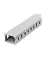StarTech.com Cable Management Raceway with Cover 1-1/2"38mmW x 1"25mmH 6.5ft2m length 3/8"8mm Slots Wall Wire Duct UL Listed Kabeltrasse 2 m Grau (CBMWD3825)