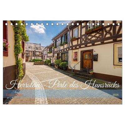 Herrstein - Perle des Hunsrücks (Tischkalender 2026 DIN A5 quer), CALVENDO Monatskalender