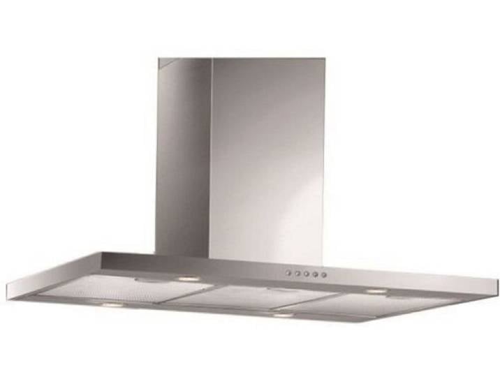 Baumann Inselhaube Mira Isola Dunstabzugshaube 90cm 90 850m³/h Inox Abluft Umluft Edelstahl