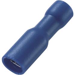 TRU COMPONENTS 738995 Rundsteckhülse 1.50 mm² 2.50 mm² Stift-Ø: 4 mm Vollisoliert Blau 100 St.