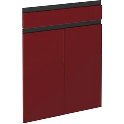 Vicco, Regal, Küchenfront R-Line, Rot, 59.2 x 70.8 cm Möbelfront für den Schubunterschrank
