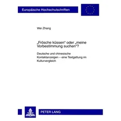 'Frösche küssen' oder 'meine Vorbestimmung suchen'?, Fachbücher von Wei Zhang