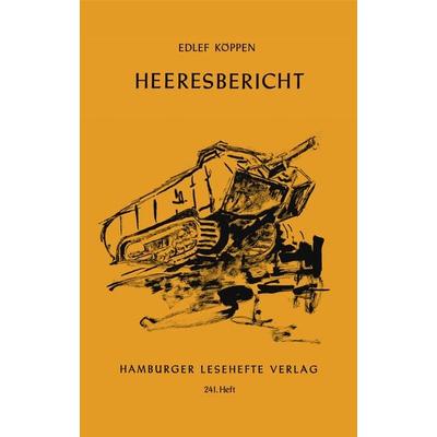 Heeresbericht, Taschenbuch von Edlef Köppen, Hamburger Lesehefte, 978-3-87291-240-4