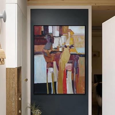 große abstrakte handgemalte Ölgemälde Wandkunst abstrakte abstrakte Kunst Malerei moderne Mode abstrakte Malerei