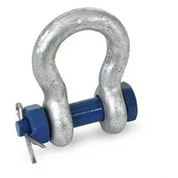 Schäkel, Vergütungsstahl, geschweifte Ausführung (585-16-B)
