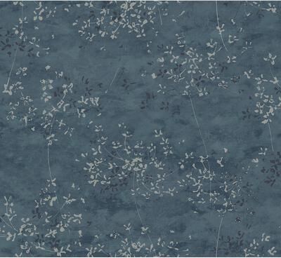 A-Street Prints Arian Blue Inkburst Wallpaper