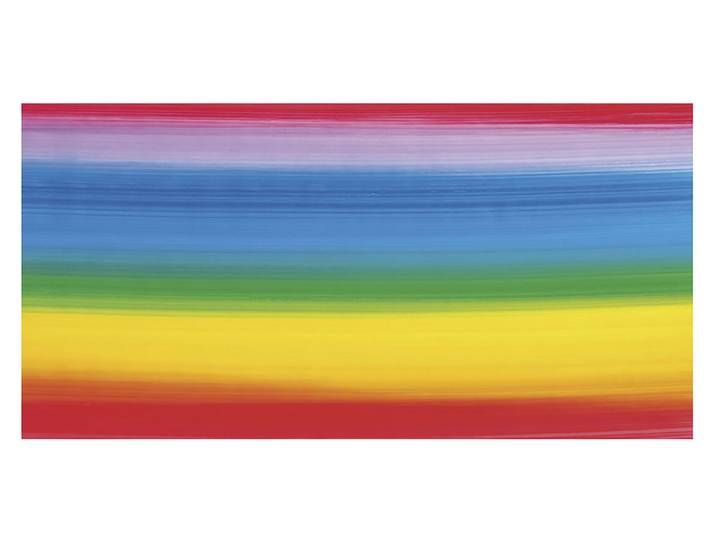 Rayher Wachsfolie Regenbogen mit Längsstreifen 20 × 10 cm