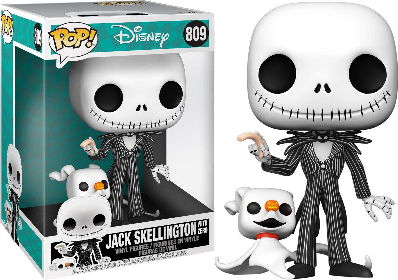 Funko POP! Super Groot Disney Nightmare Before Christmas Jack met Zero vinylfiguur, 25 cm