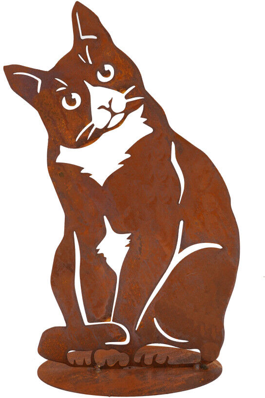 Badeko Katze Leonie 35 x 20 cm rostbraun
