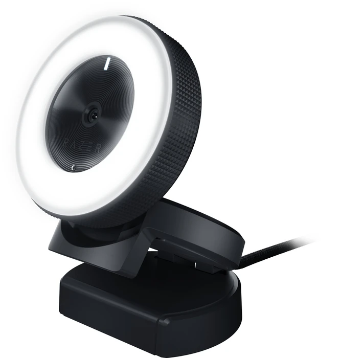 Razer Kiyo Streaming-Webcam mit Beleuchtungsring schwarz