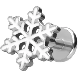 Titan Labret mit Push Fit SCHNEEFLOCKE