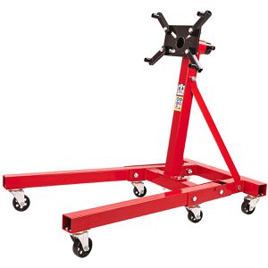 DEMA Motorständer 24346, klappbar, mit 4 Aufnahmepunkten, in 6 Positionen arretierbar, 360° drehbar, Tragkraft 900 kg
