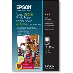 Epson Value Glossy Photo Paper  S400038  10x15cm  50 Blatt  183g