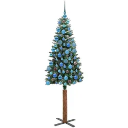 vidaXL, Weihnachtsbaum, Fenja (mit 120 blauen Bällen) (180 cm)