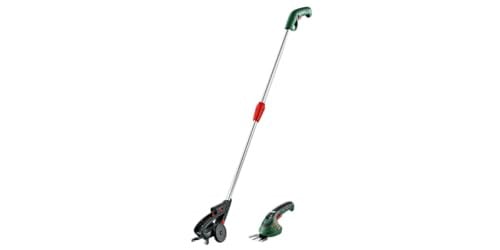 Bosch Isio accugrasschaarset en accugrasmaaier met telescopische steel (3,6 V)
