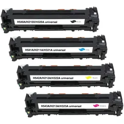 Toner kompatibel für HP CF210X / CB540A / CE320A / Cartridge 316K / Cartridge 331IIK LaserJet Pro 200 color M251n/M251nw MFP M276n/M276nw; HP Color LaserJet CP1215/CP1515N/CP1518NI CM1312/CM1312NFI;