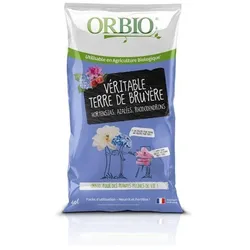 Orbio, Blumenerde, Heidekraut-Erde – – 40 l – Ideal für säureliebende Pflanzen – Leichtes Substrat (40 l)