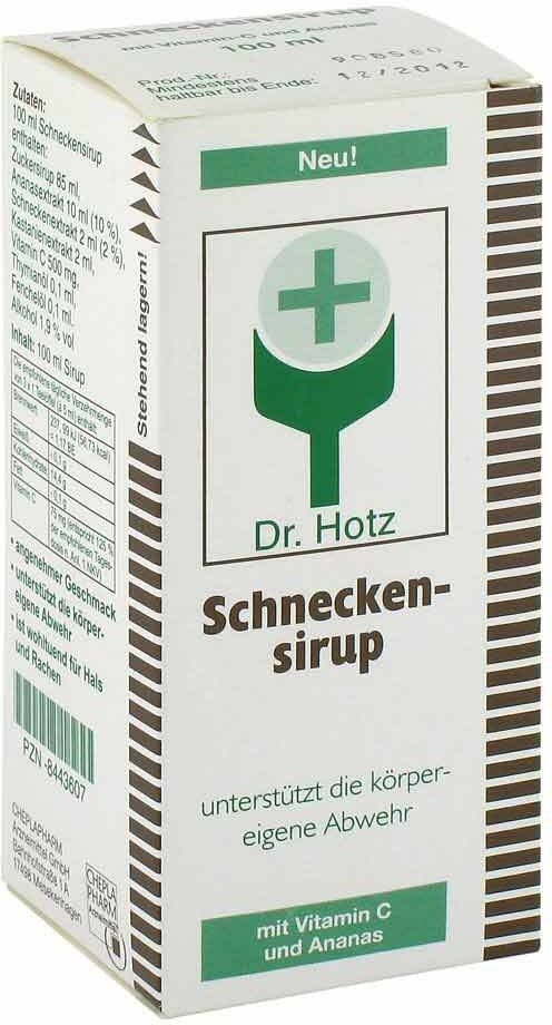 Schnecken Extrakt Sirup Hotz