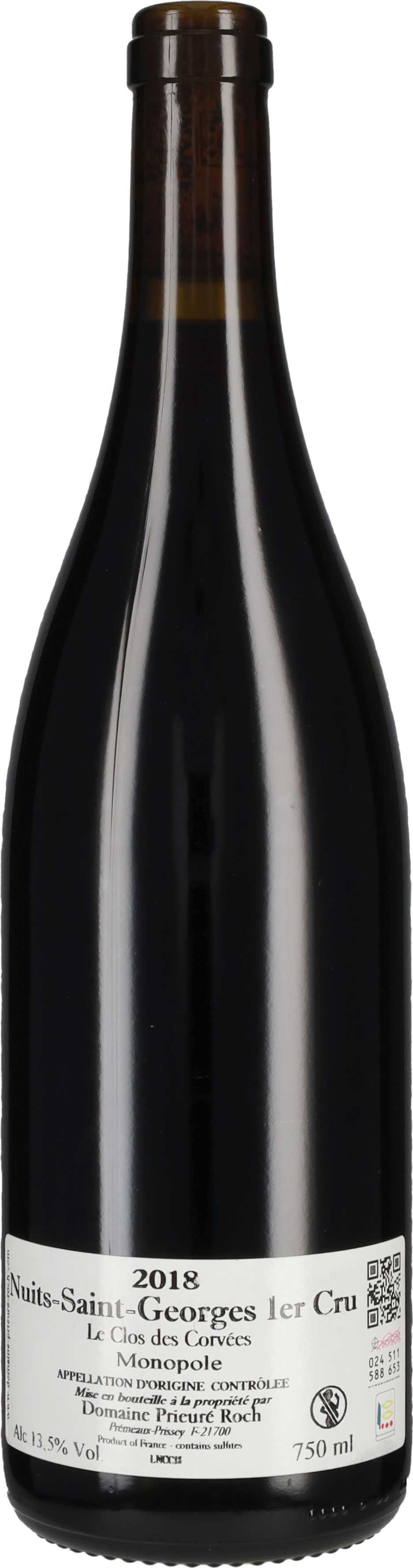 Nuits Saint Georges Premier Cru 'Clos des Corvées' Prieure Roch 2018