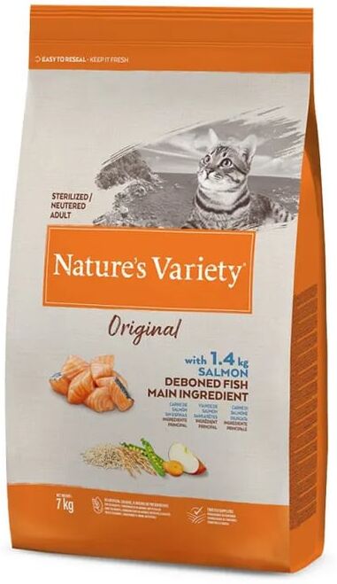 Nature's Variety Original Sterilized Cat Adult Salmão 7 Kg