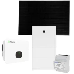Growatt 12kWp PV-Komplettanlage mit Solarmodulen und 15 kWh Speicher