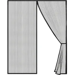 VerminBuster Fliegenvorhang Magnetisch - Luxus Türgitter - 235 x 184 cm - Türvorhang - Türgittervorhang