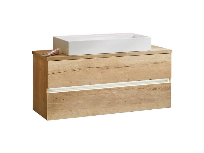 Dieter Knoll Waschtischkombi, Keramik, 2 Schublade(n) Schubladen, 121 cm, Made in Germany, hängend, Typenauswahl, Badezimmer, Waschbecken & Armaturen, Waschtische