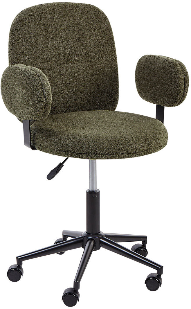 17 Stories Somarah Teddy Office Chair Green 58cm W X 23cm D