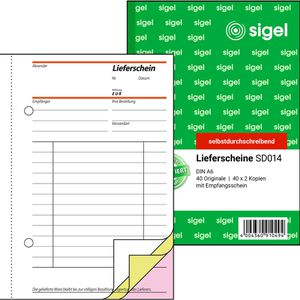 Sigel SD 014 Lieferscheinbuch A6