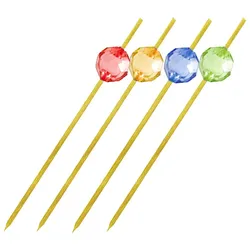 VEPATIM 200 Einweg Fingerfood-Spieße aus Bambus PERLE 120 mm stabil und splitterfrei