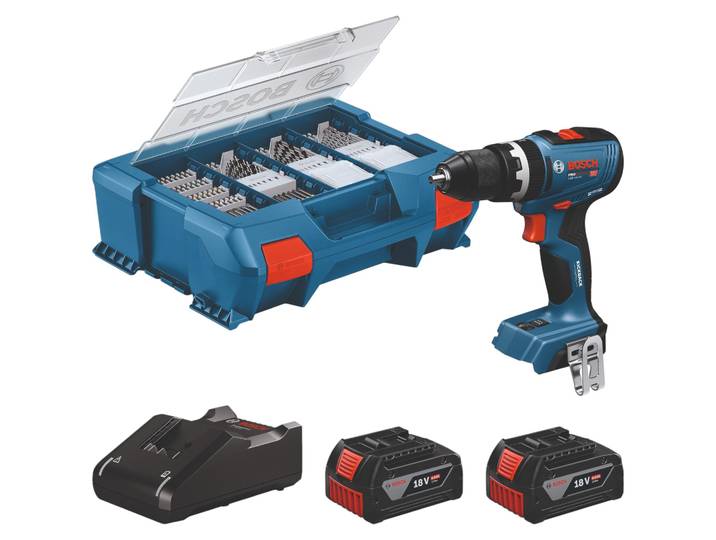 Akku-Schlagbohrschrauber GSB 18V-65, 2 x GBA 18V 4.0Ah in L-Case Pick & Click