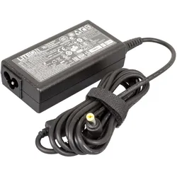 Delta AC Adapter (65W 19V 3P) (65 W), Notebook Netzteil, Schwarz