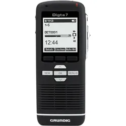 GRUNDIG Digta 7 Premium Set mit DigtaSoft One Software digitales Diktiergerät-Set 2 GB