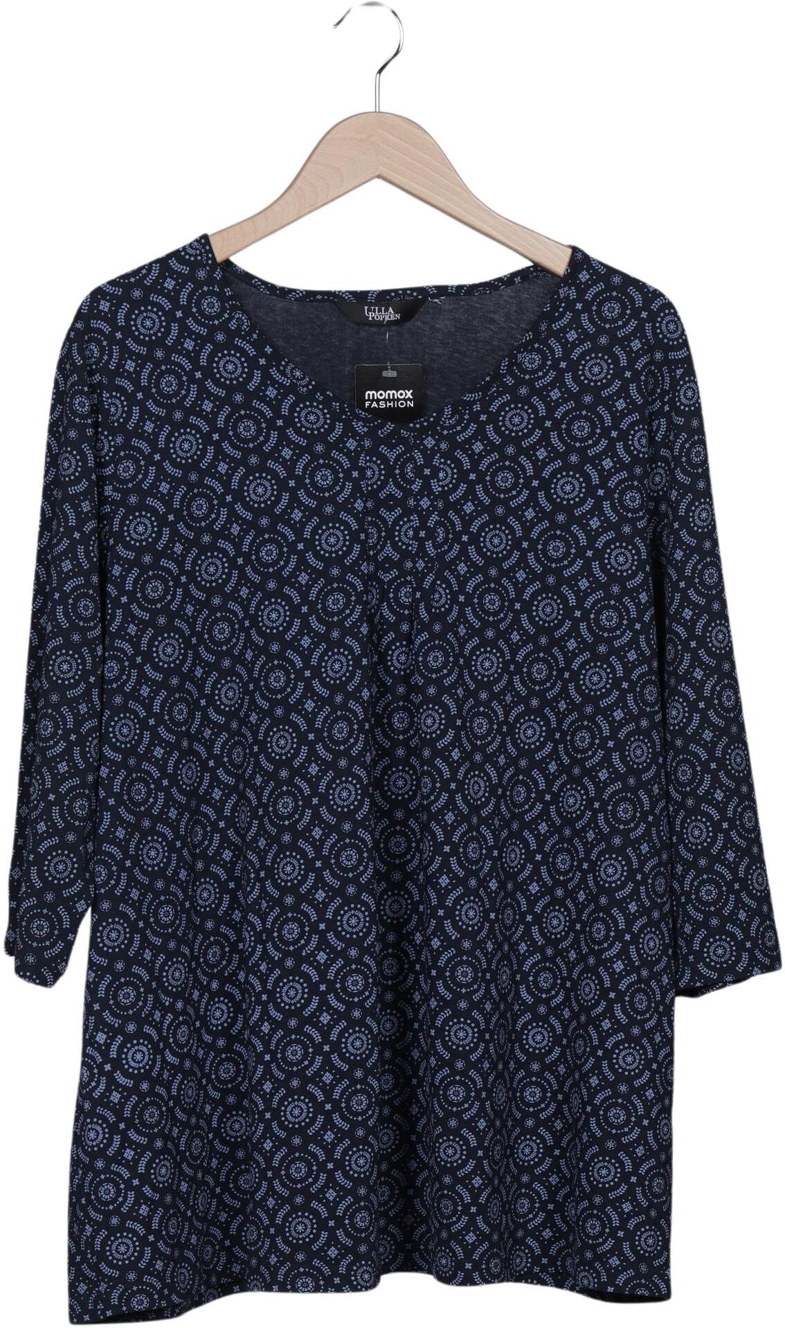 Ulla Popken Damen Langarmshirt, Marineblau, Gr. 4Xl, Baumwolle - Second Hand
